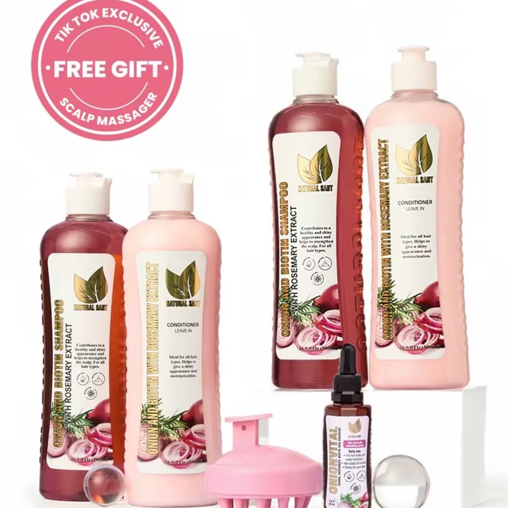Natural Sant - Onion and Rosemary Extract haircare set (6 items) - Picture 3 of 6